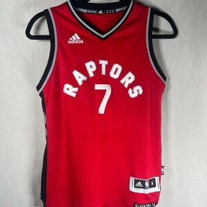 Adidas Toronto Raptors Basketball Jersey #7 Kyle Lowry - Medium in Red & White